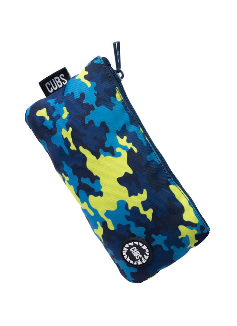 Camouflage blue Pencil case Big & Basic