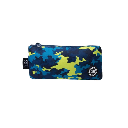 Camouflage blue Pencil case Big & Basic
