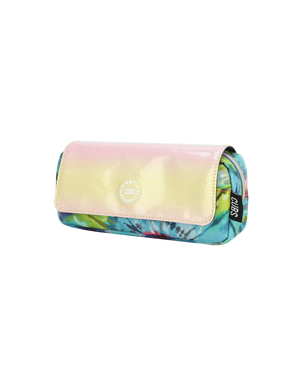 Green and Yellow tie dye High School Pencil Case