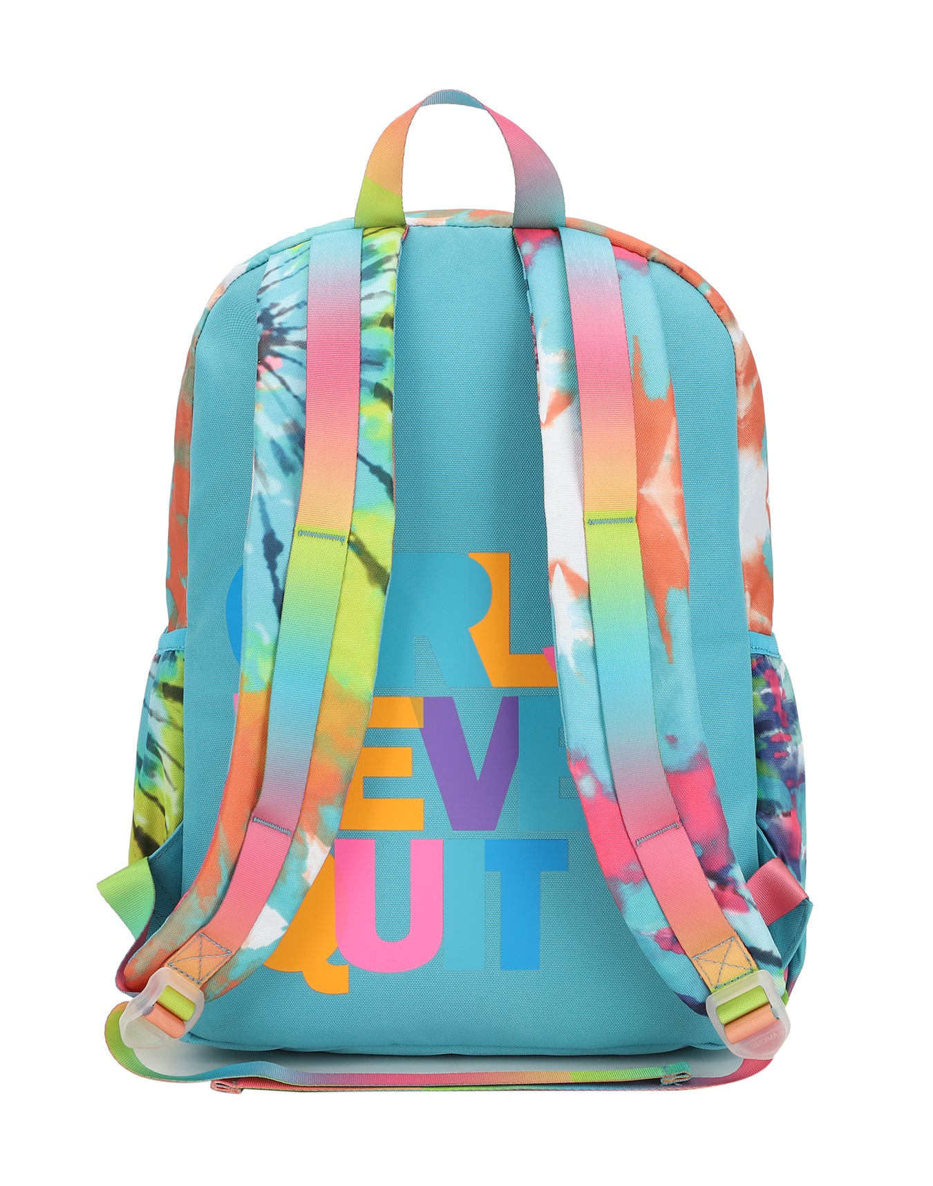 Green and Yellow tie dye  High School Backpack