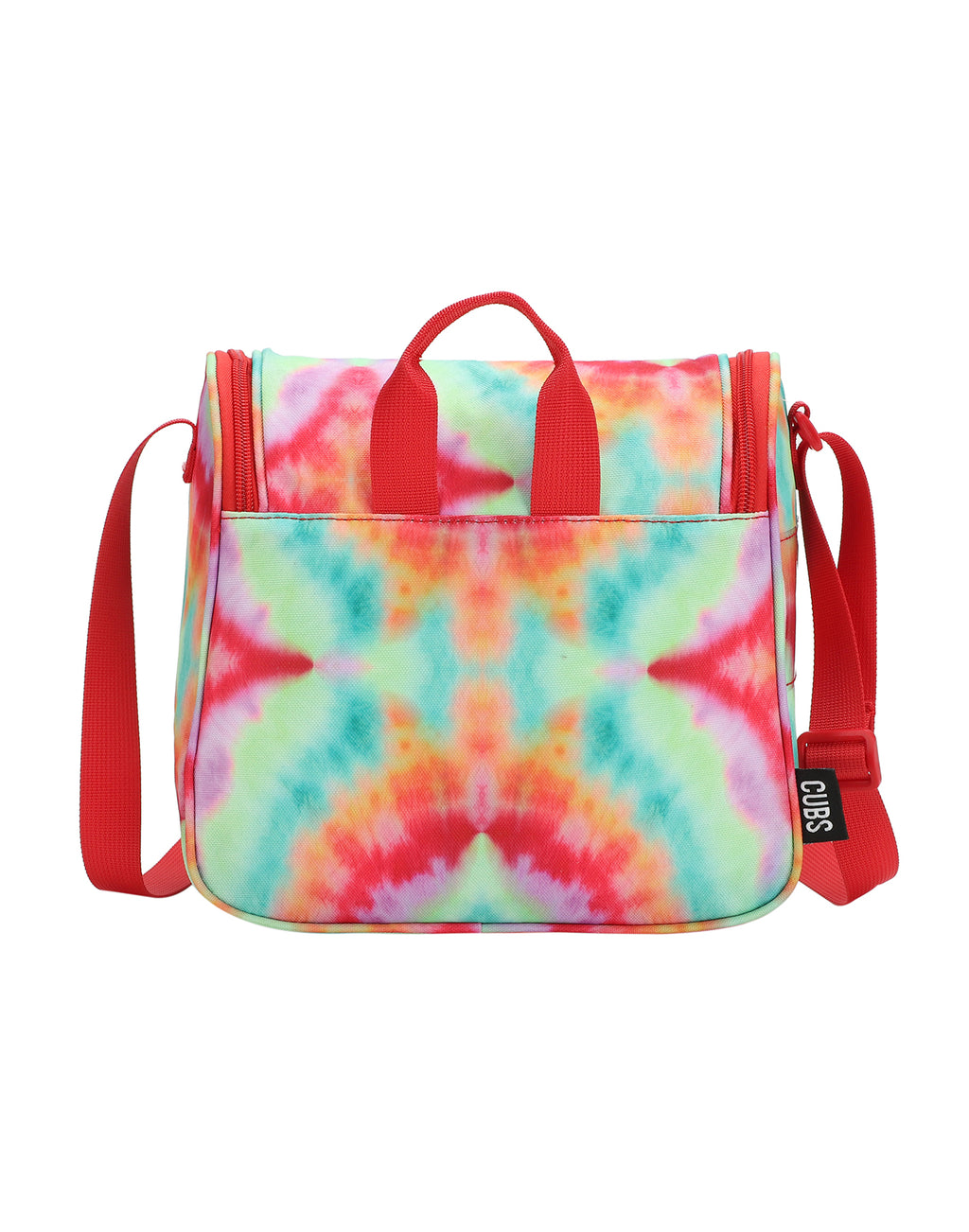 Watermelon Red tie Dye cross body lunch bag