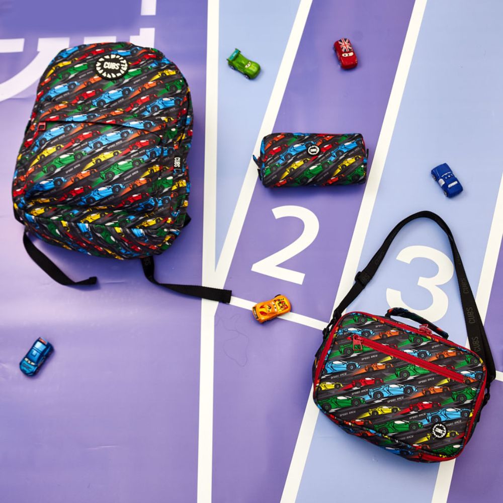 Racing Cars Junior Student Backpack