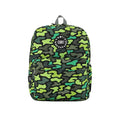 Neon Green Camo Junior Student Backpack