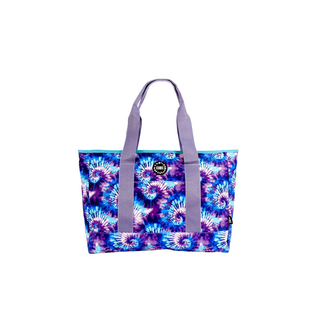 Deep Purple & Turquoise Tie Dye