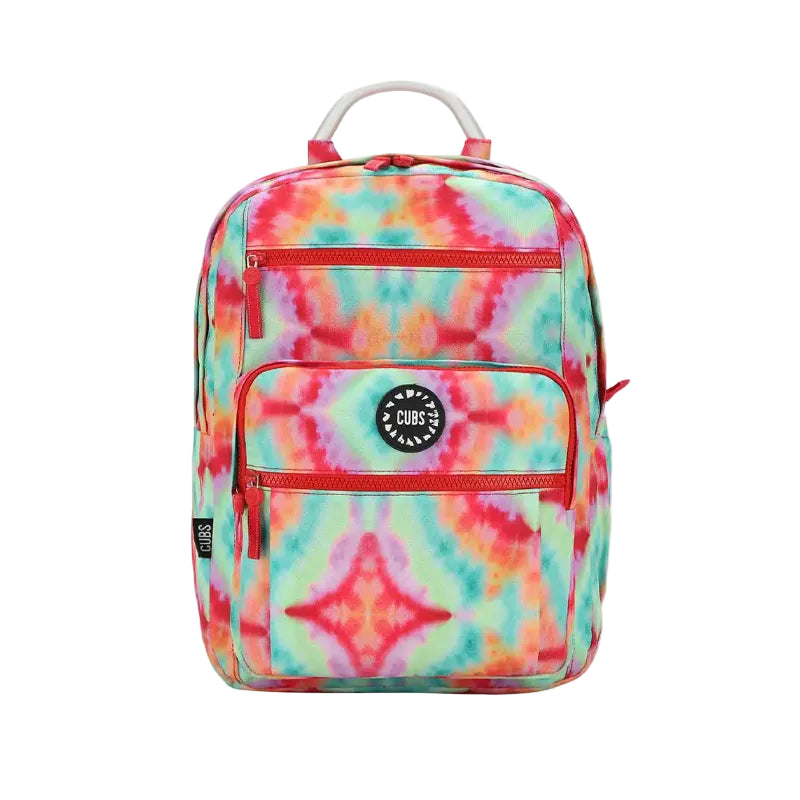 Watermelon Red tie Dye Senior Student backpack