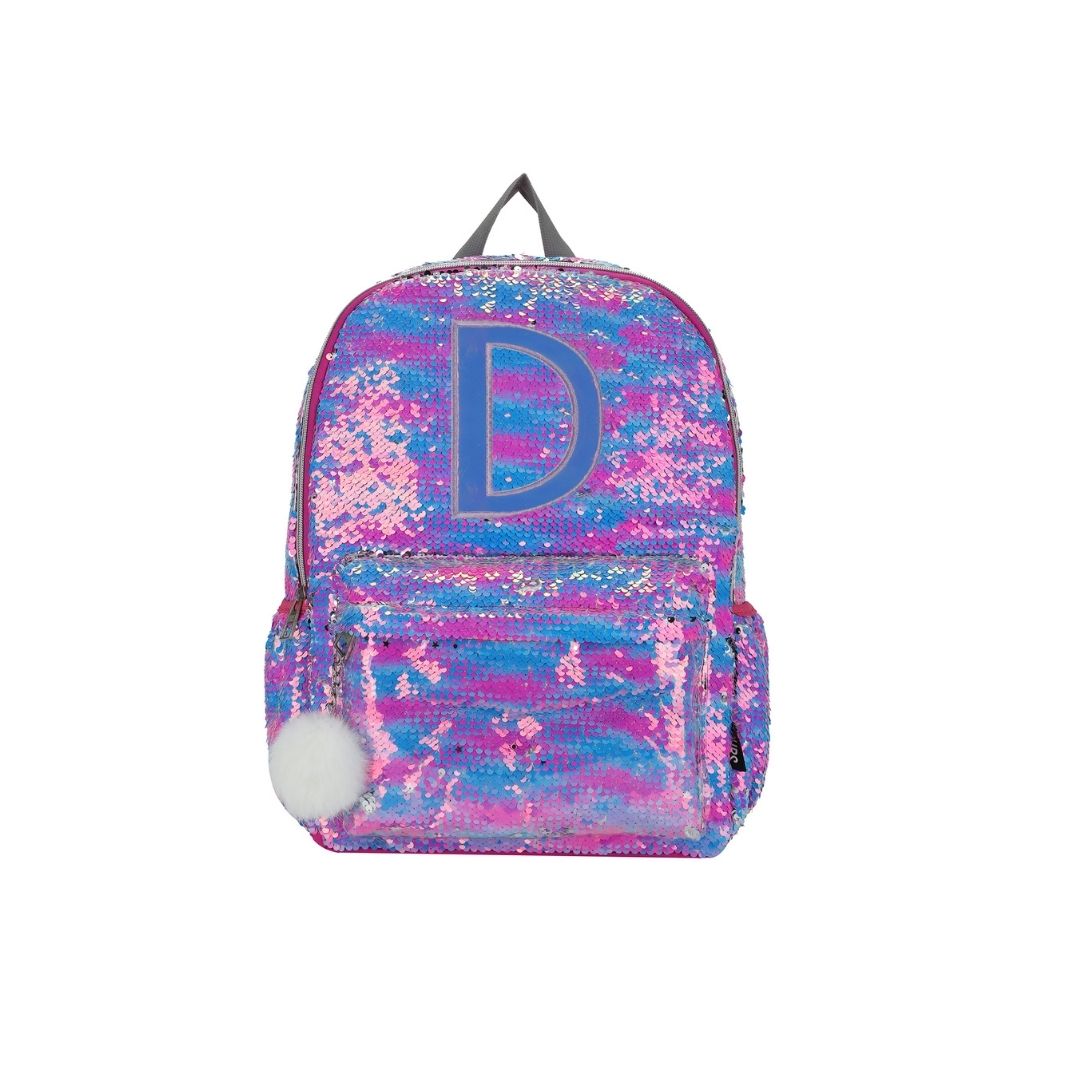 MultiColor sequin with letter D