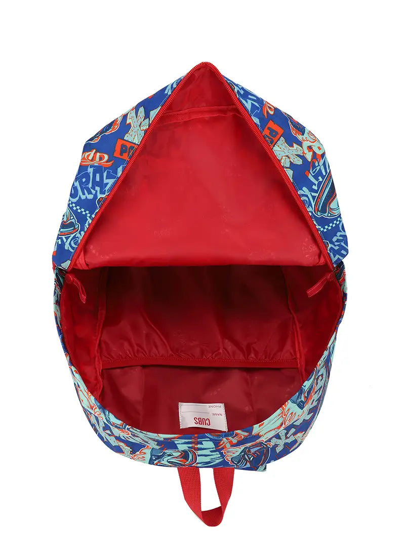 Car Flames Junior Student Backpack