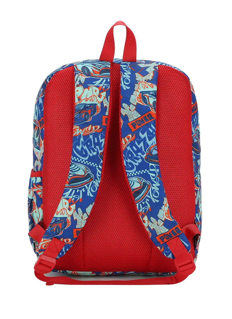Car Flames Junior Student Backpack