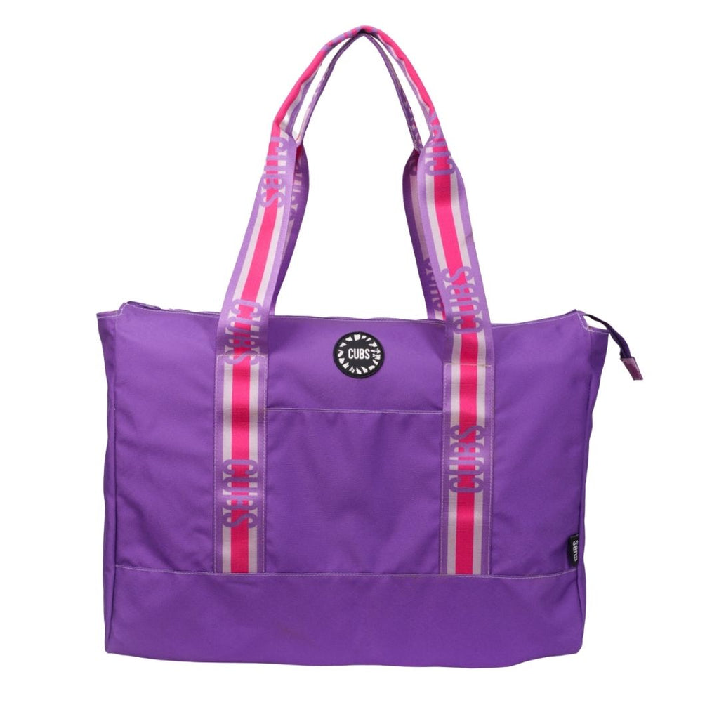 Purple Plain & Tie Dye women Double Face tote bag