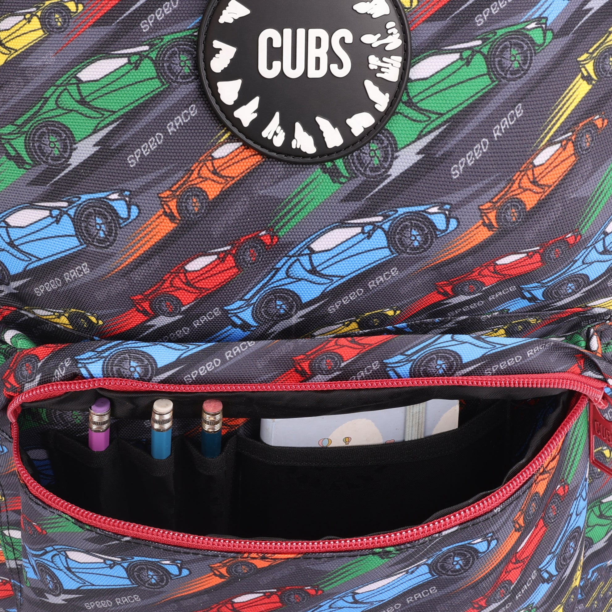 Racing cars Junior Student BackPack