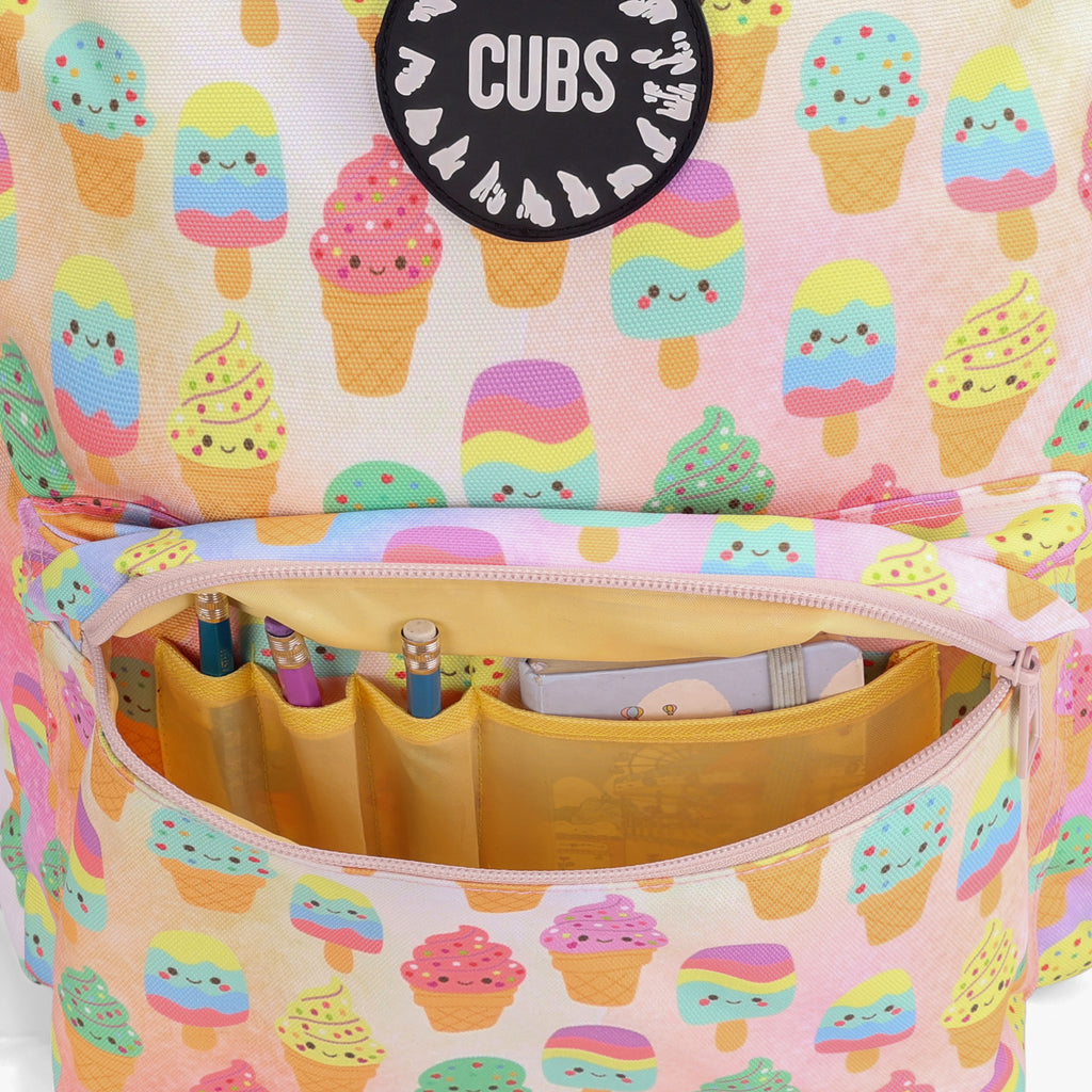 Smiling ice cream Junior Student BackPack