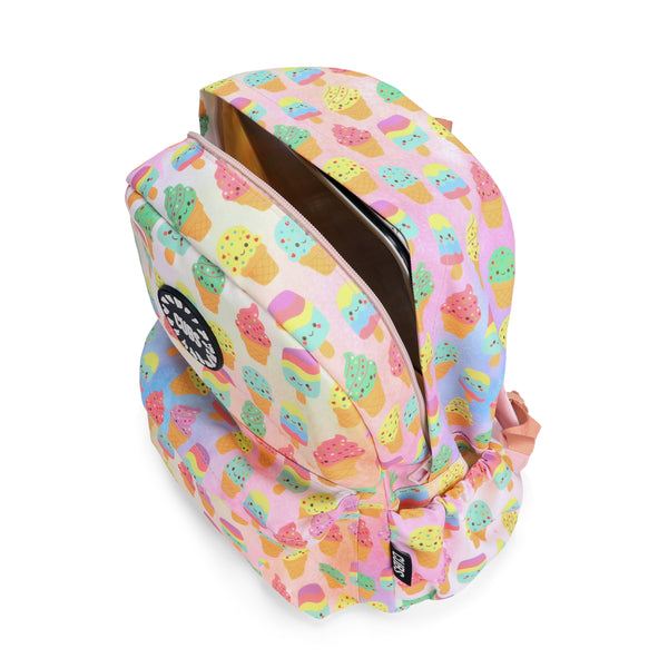 Smiling ice cream Junior Student BackPack