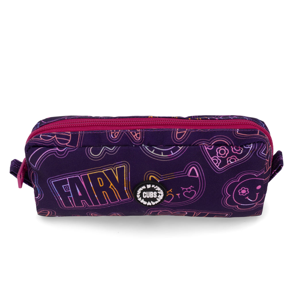 Doodle Purple Junior Student Pencil case