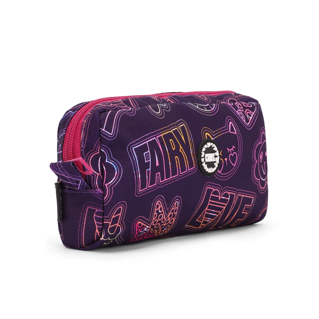Doodle Purple Junior Student Pencil case