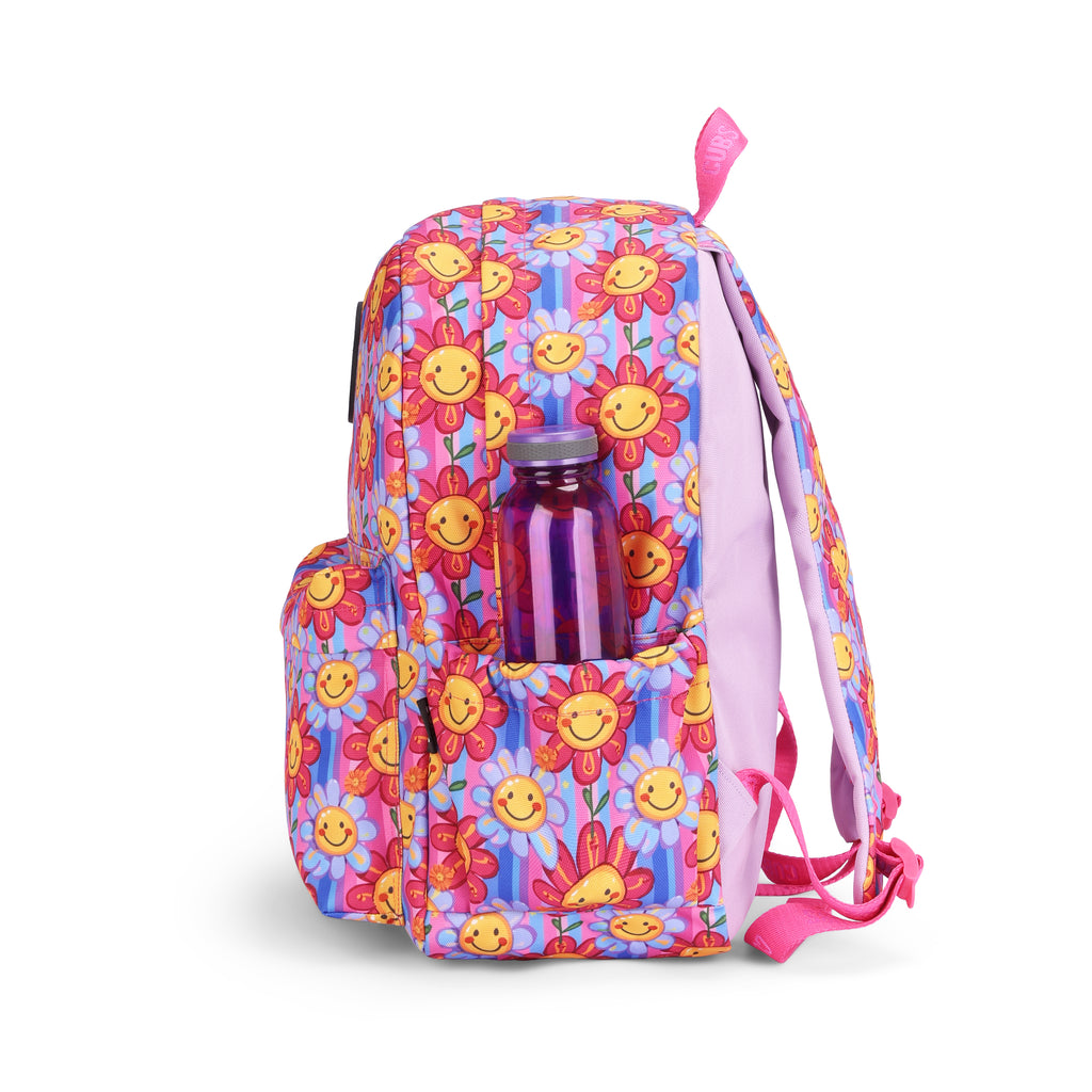 Purple Sunflowers Junior Student BackPack