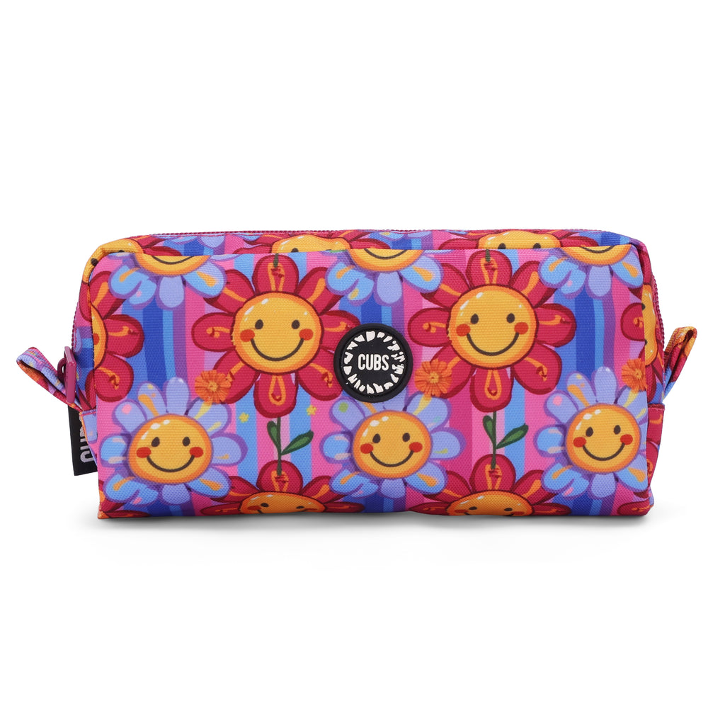 Purple Sunflowers Junior Student Pencil case