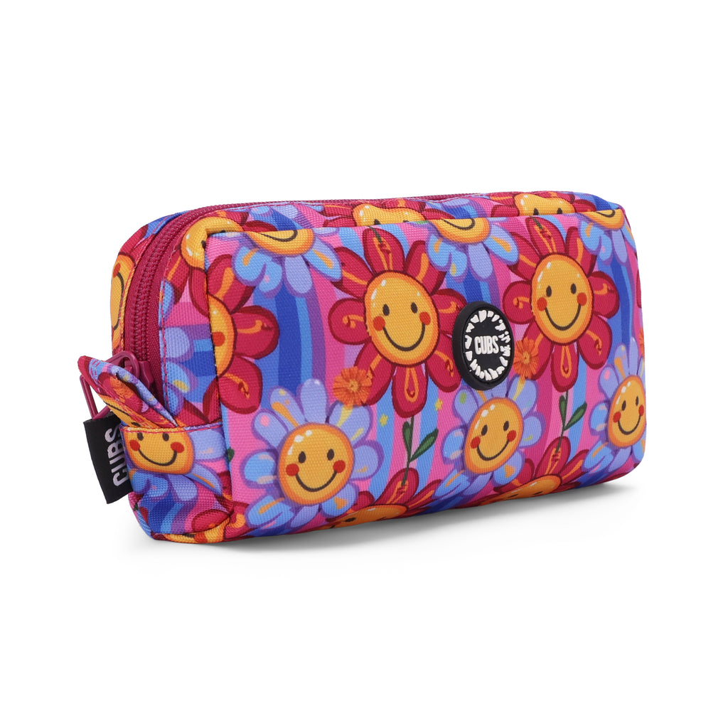 Purple Sunflowers Junior Student Pencil case