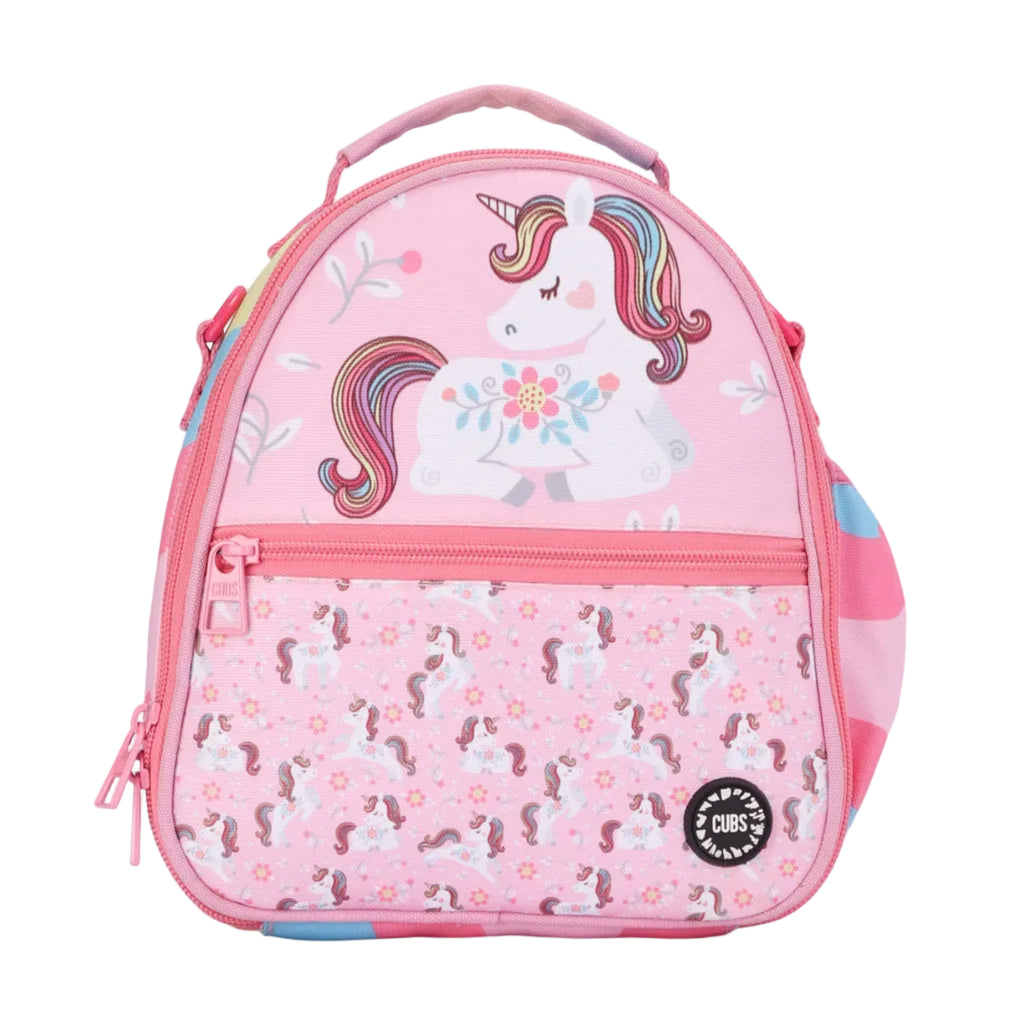 Flowers & Unicorns Lunch Bag