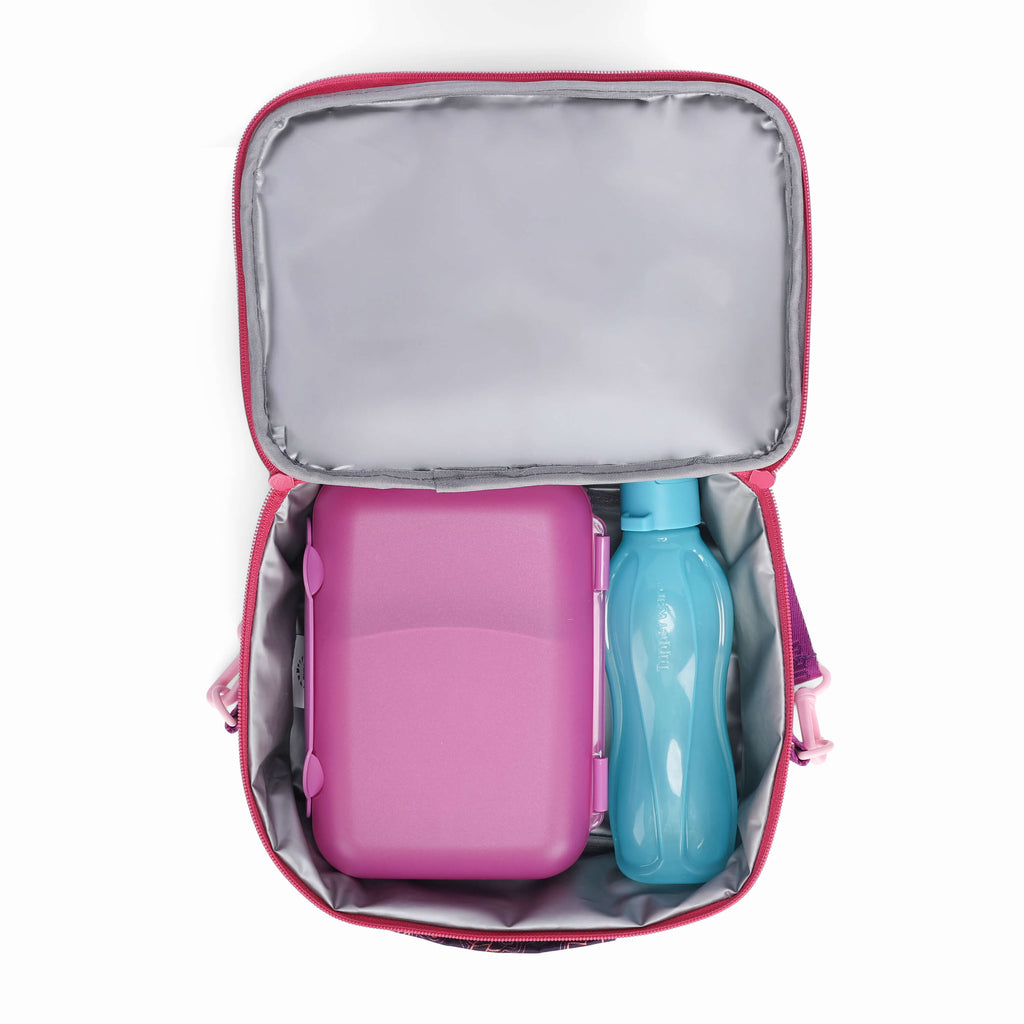 Doodle Purple Junior Student Lunch bag
