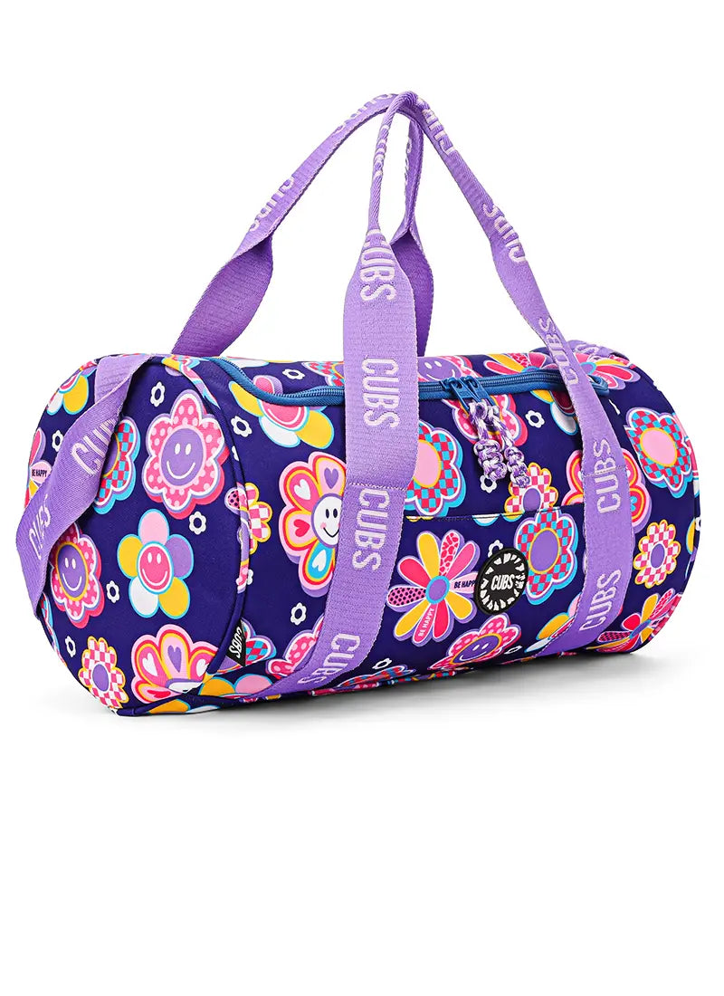 Deep Purple Roses Medium Duffel Bag