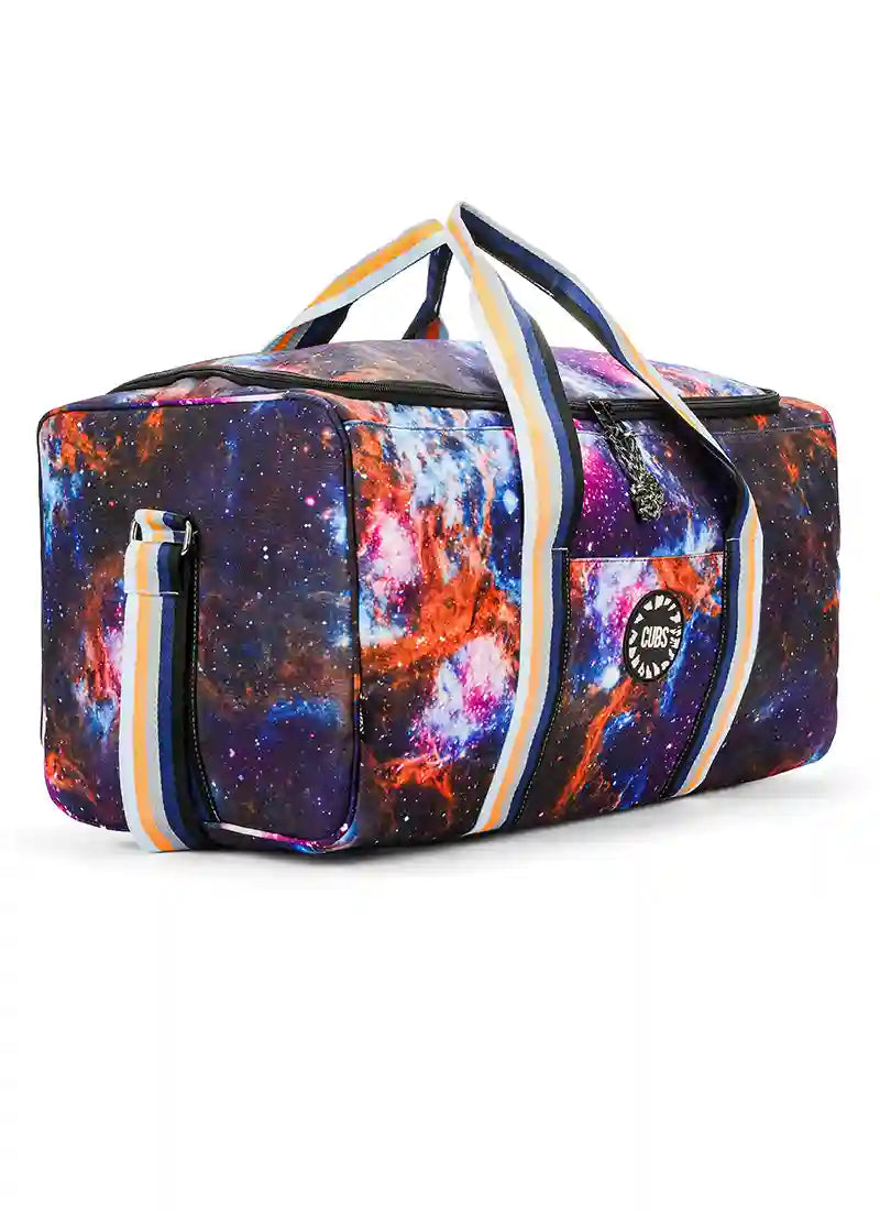 Purple Galaxy Weekender Duffel Bag