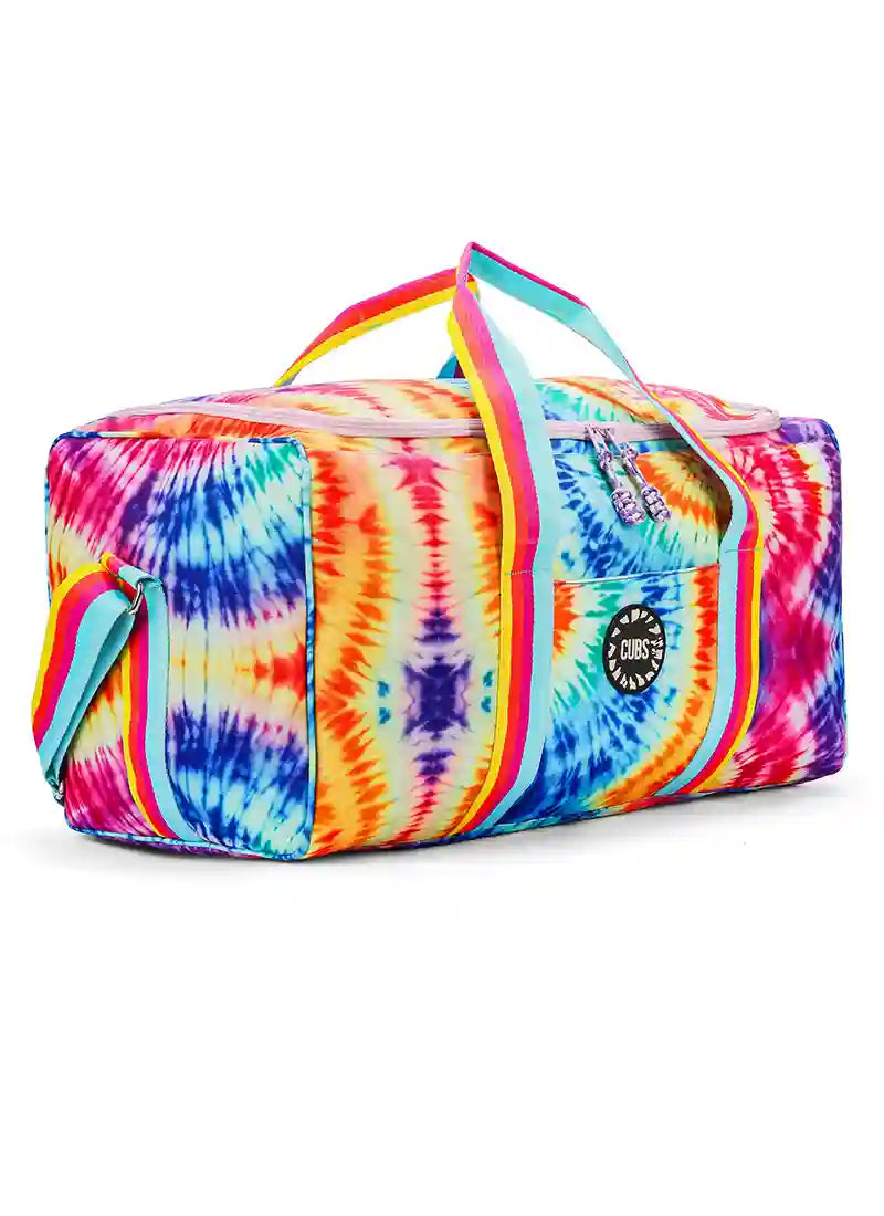 Lilac Dreams Tie Dye Weekender Duffel Bag