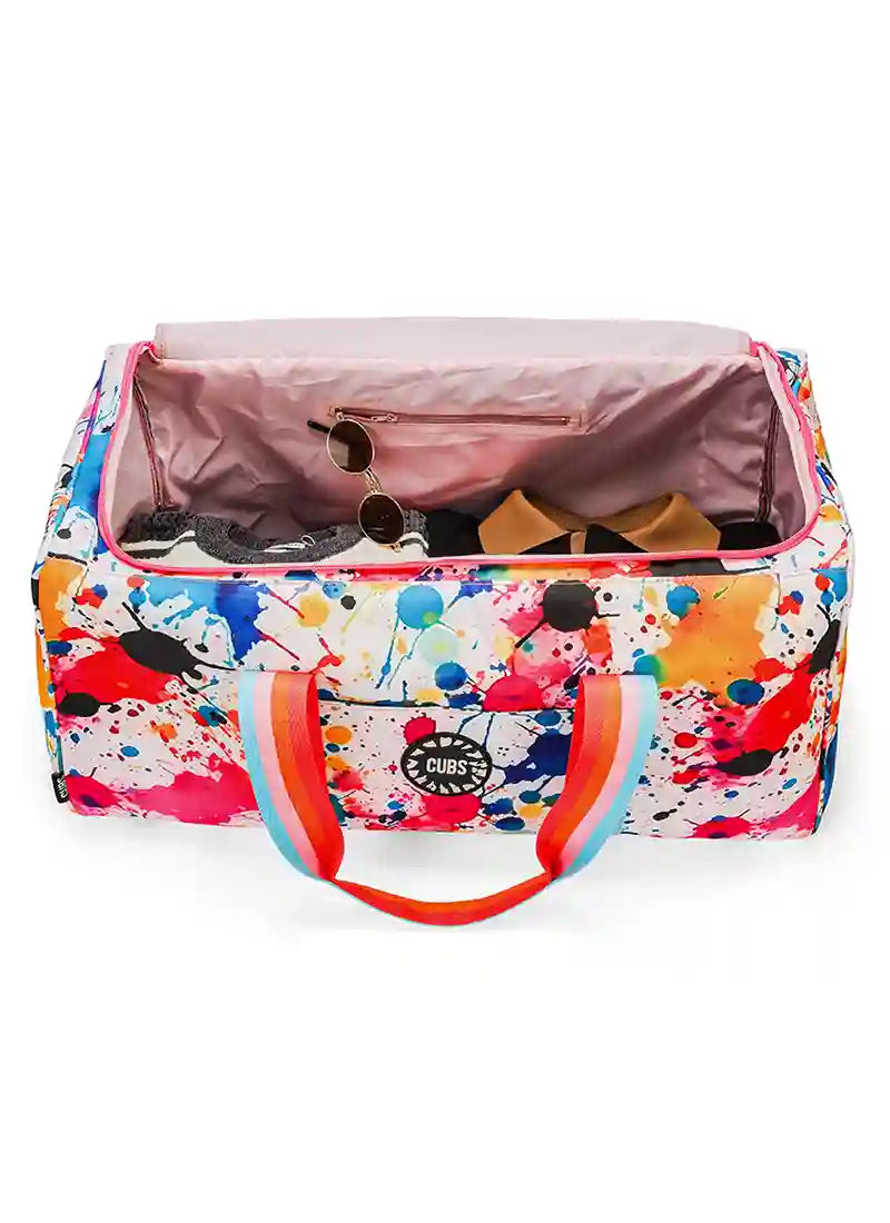 Splashing Paint Weekender Duffel Bag