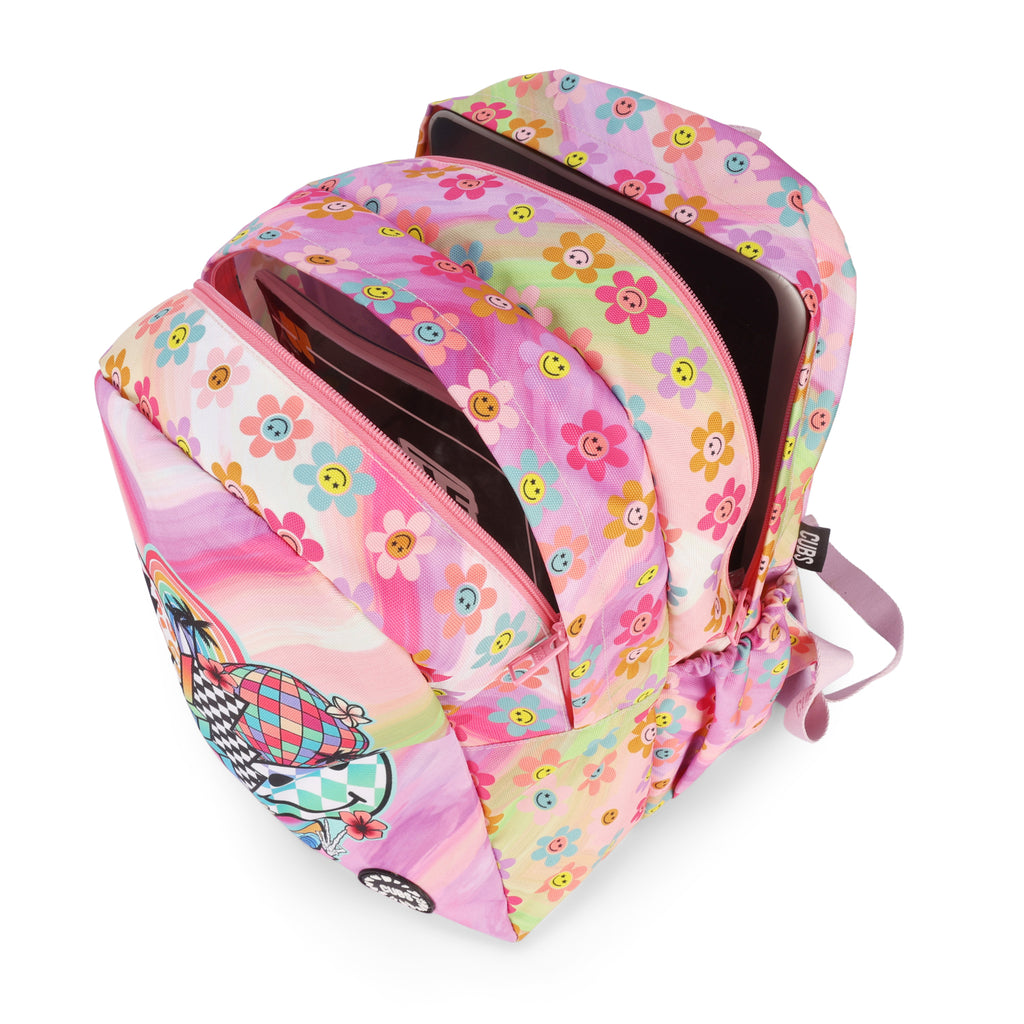 Smiles and Flamingos Big & Basic BackPack