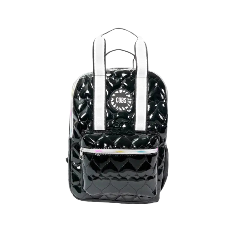 Shiny Black High School Backpack