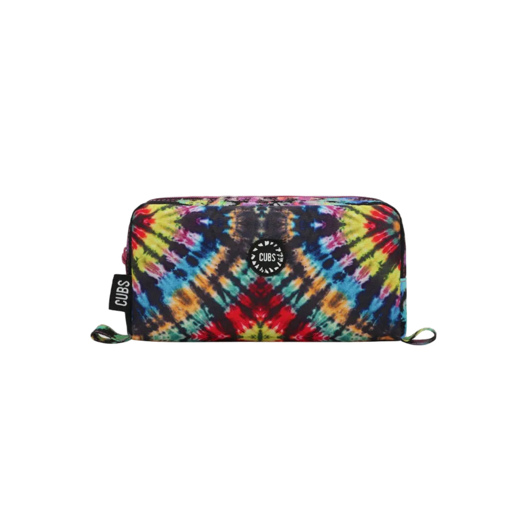 Tie Dye Colorful Black Pencil Case