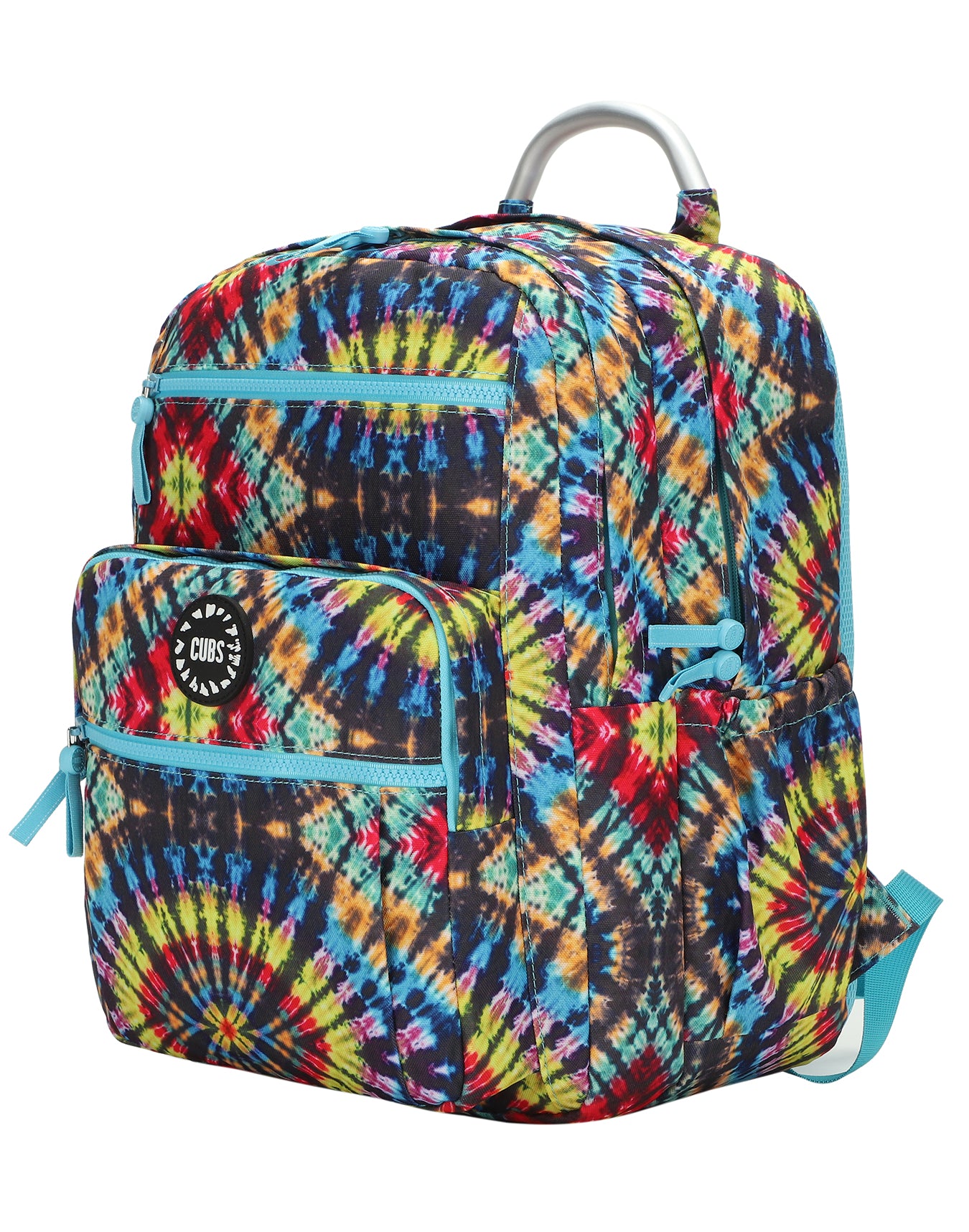 Tie Dye Colorful Black Senior Student backpack