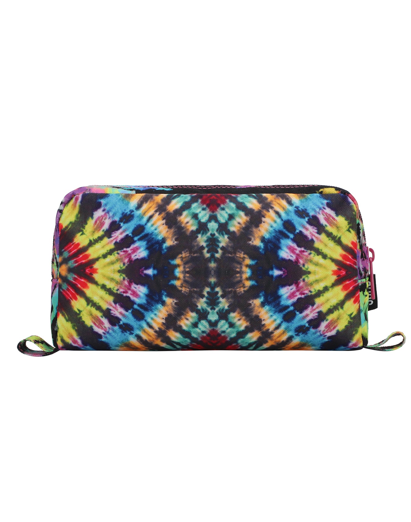 Tie Dye Colorful Black Pencil Case