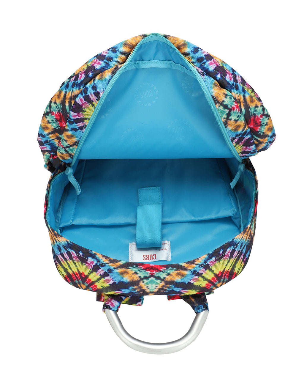 Tie Dye Colorful Black Senior Student backpack