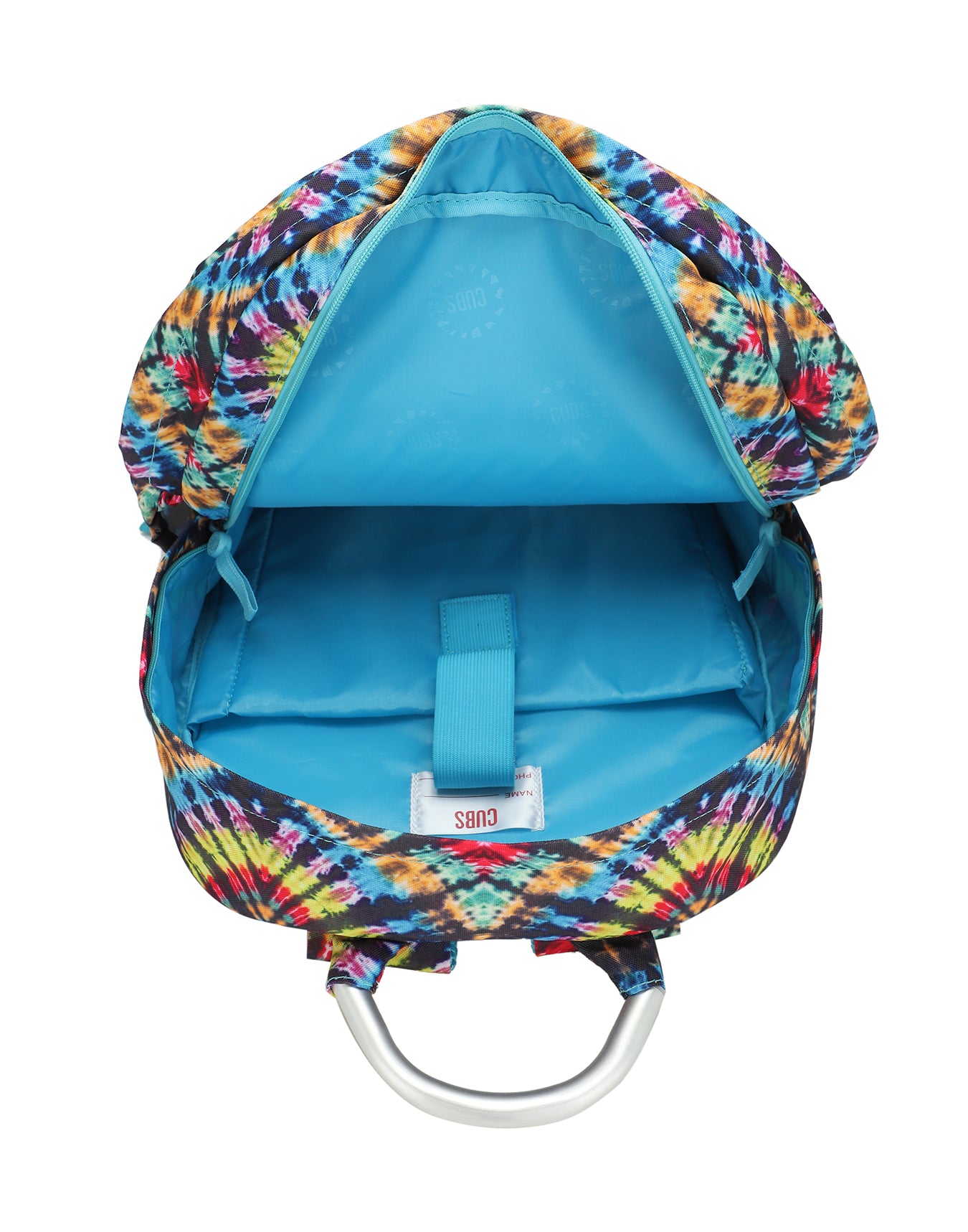 Tie Dye Colorful Black Senior Student backpack