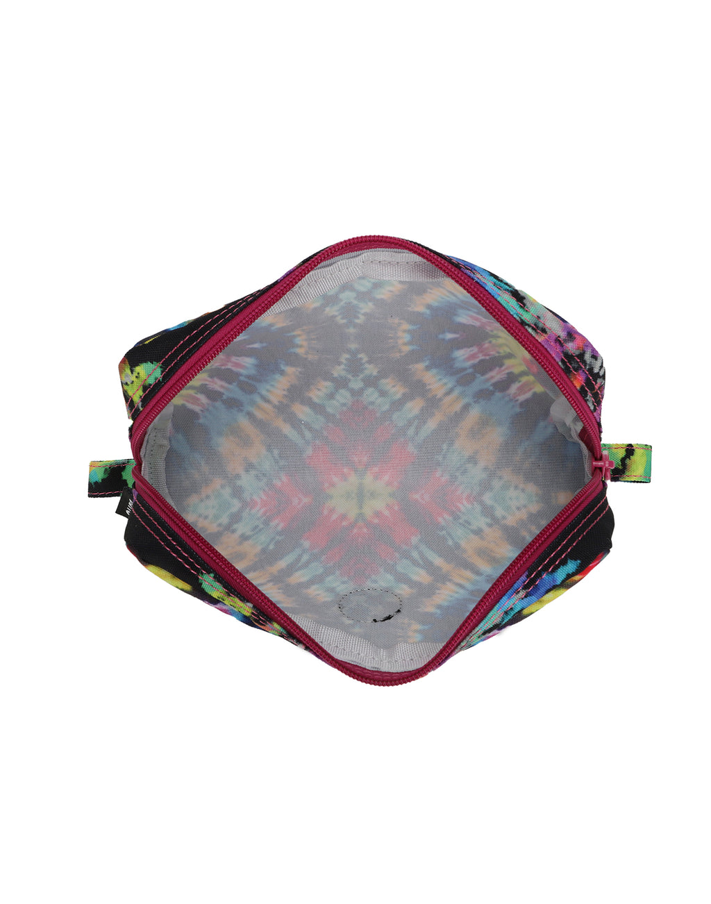 Tie Dye Colorful Black Pencil Case