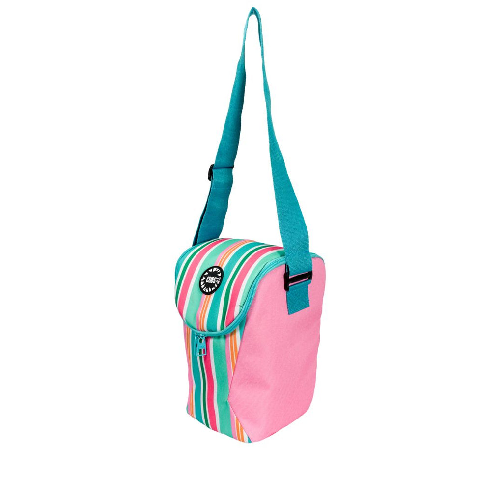Pink Stripescooler Bag