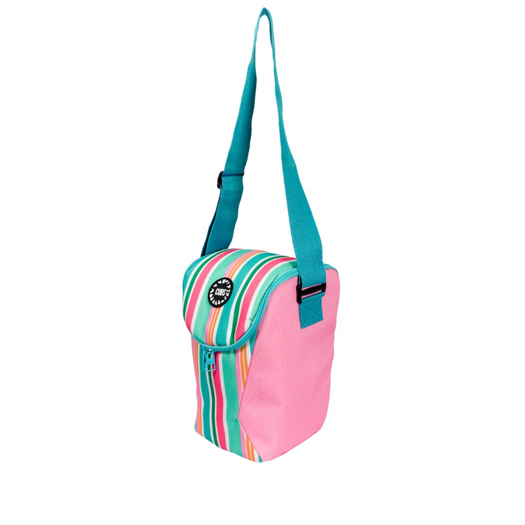 Pink Stripescooler Bag