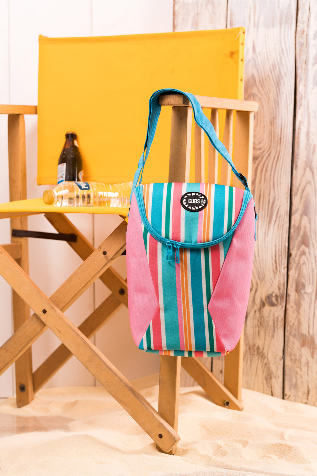 Pink Stripescooler Bag