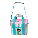 Pink Stripes 32 Cans Cooler Bag