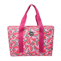 Madly in love with pink watermelons women Single Face tote bag