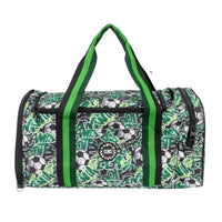 Football Green Large Duffel Bag