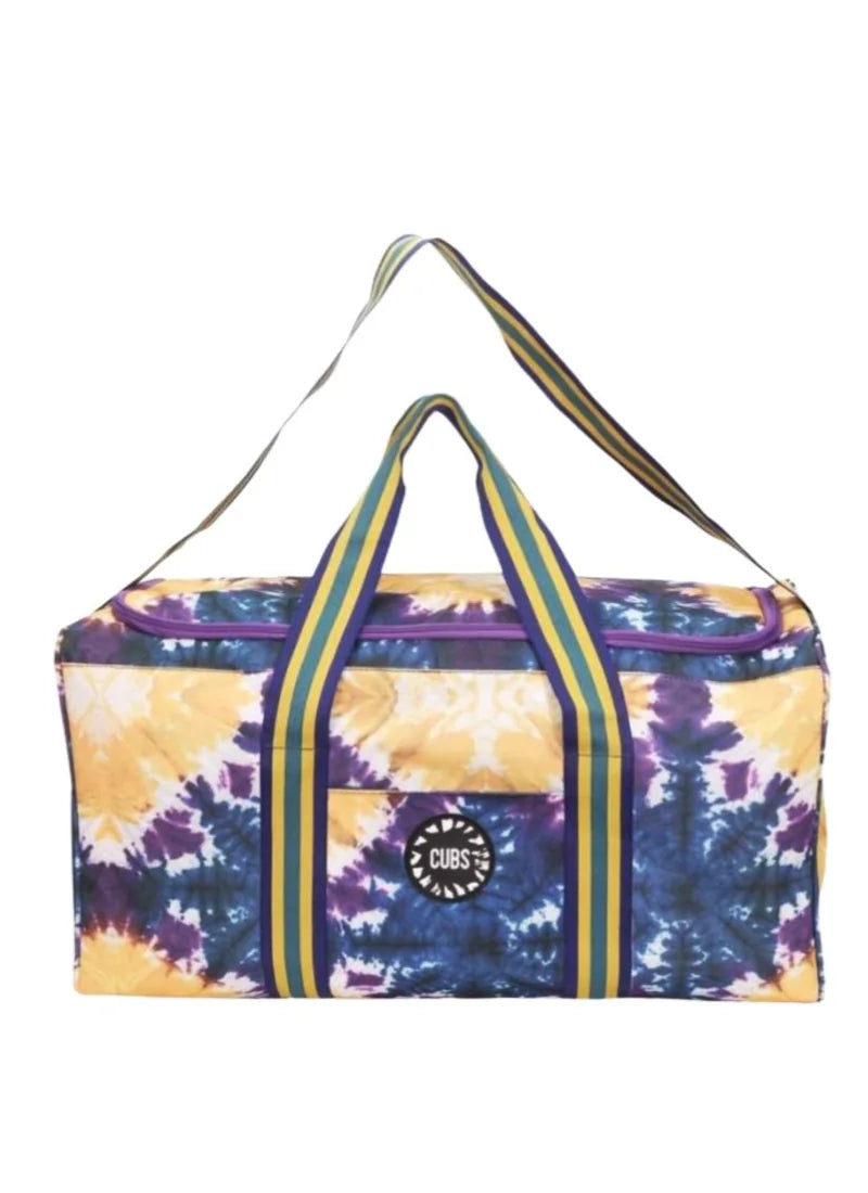 Purple/Blue Tie Dye weekender Duffle Bag
