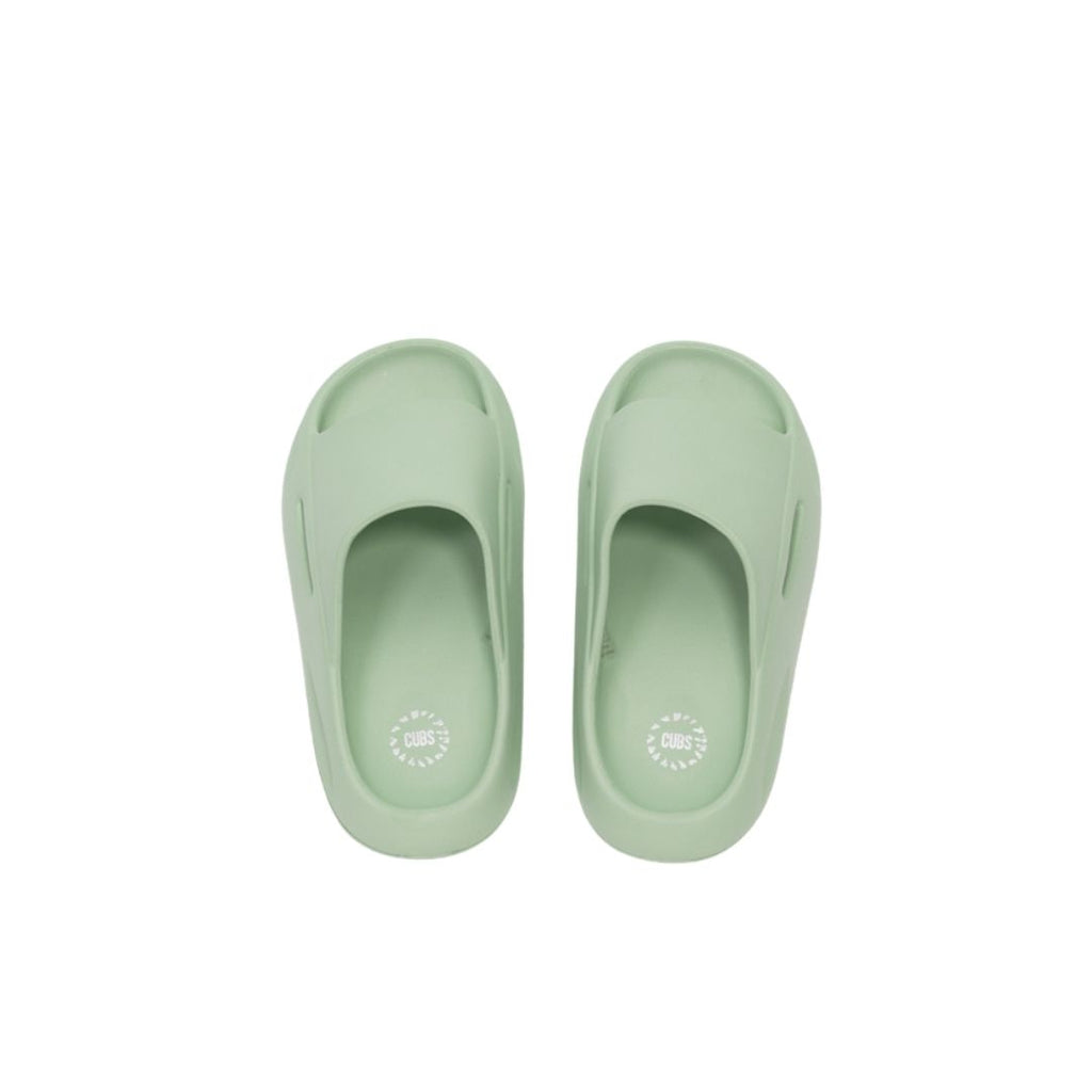 CUBS Kids Pillow Slipper High Platofm Olive