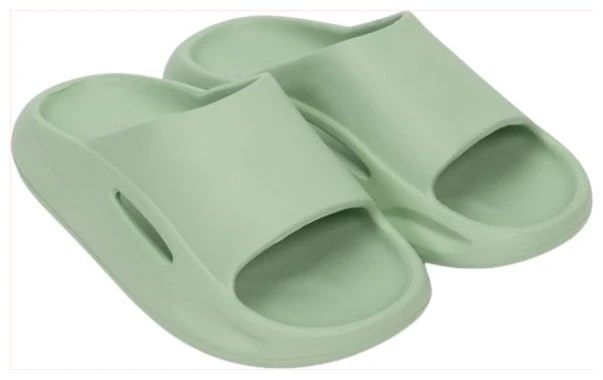 CUBS Kids Pillow Slipper High Platofm Olive