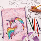 Unicorn Hearts String Bag