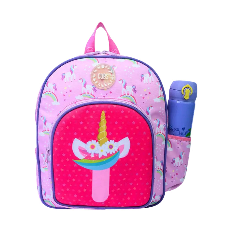 Pink Unicorn Letter T Nursery Backpack