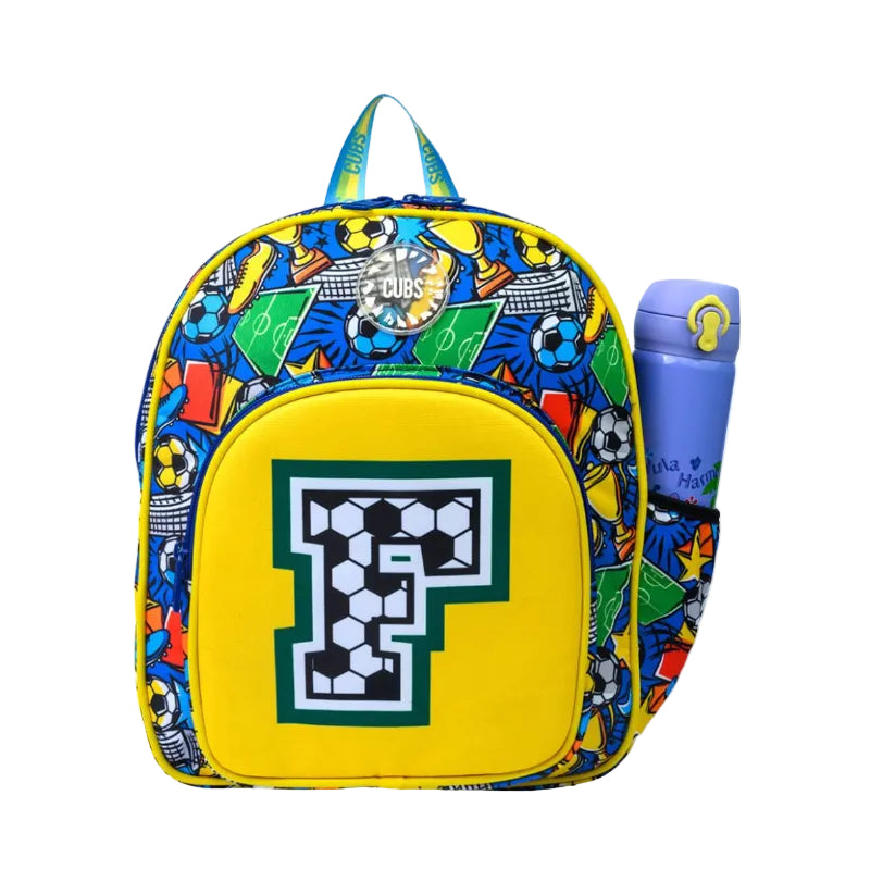 Football Fan letter F Nursery Backpack
