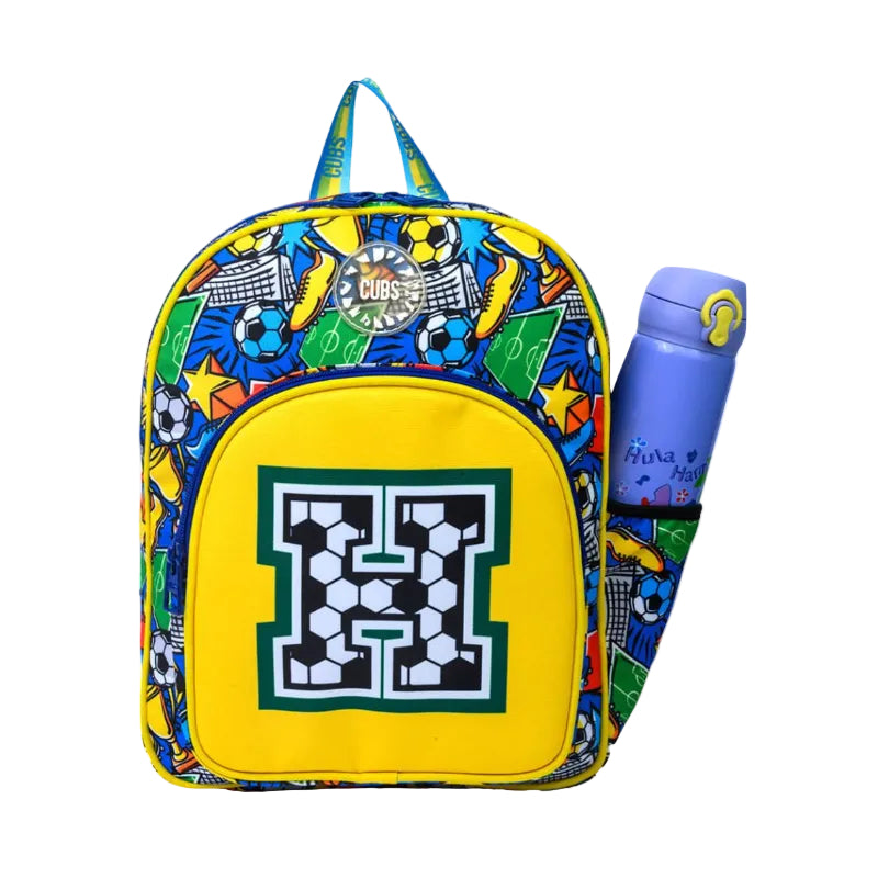 Football Fan letter H Nursery Backpack