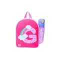 Pink Unicorn Letter G Nursery Lunch Backpack