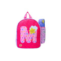 Pink Unicorn Letter M Nursery Lunch Backpack